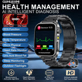 2026Hot AI-GPT Diagosis ECG Health SmartWatch Blood Pressure Lipid Uric Acid 650nm Dual-Probelaser Heart Analysis Smart bracelet