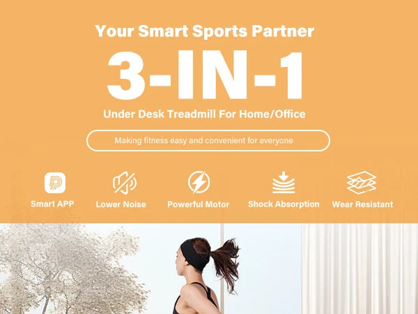 Superun 300 lbs Walking Pad Treadmill 2.5HP – Home Fitness