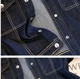 Women's Retro Cropped Short Sleeve Denim Jacket