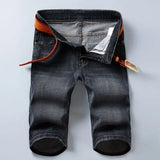 Men's Slim Stretch Denim Shorts | Summer Style
