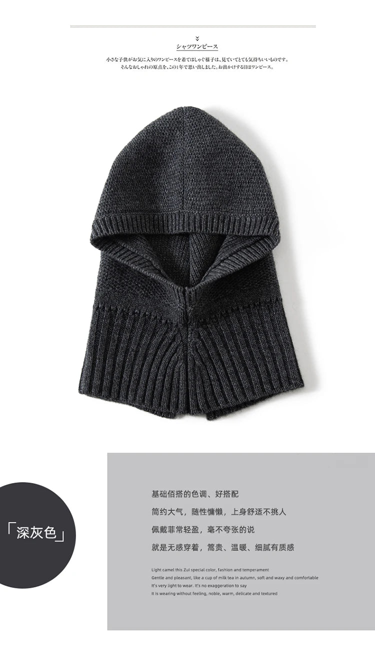 Luxe 100% Cashmere Knitted Beanie & Scarf Set