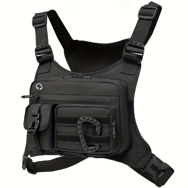 Nylon Sports Chest Bag for Running & Cycling