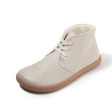 Barefoot Leather Boots with Wool Lining