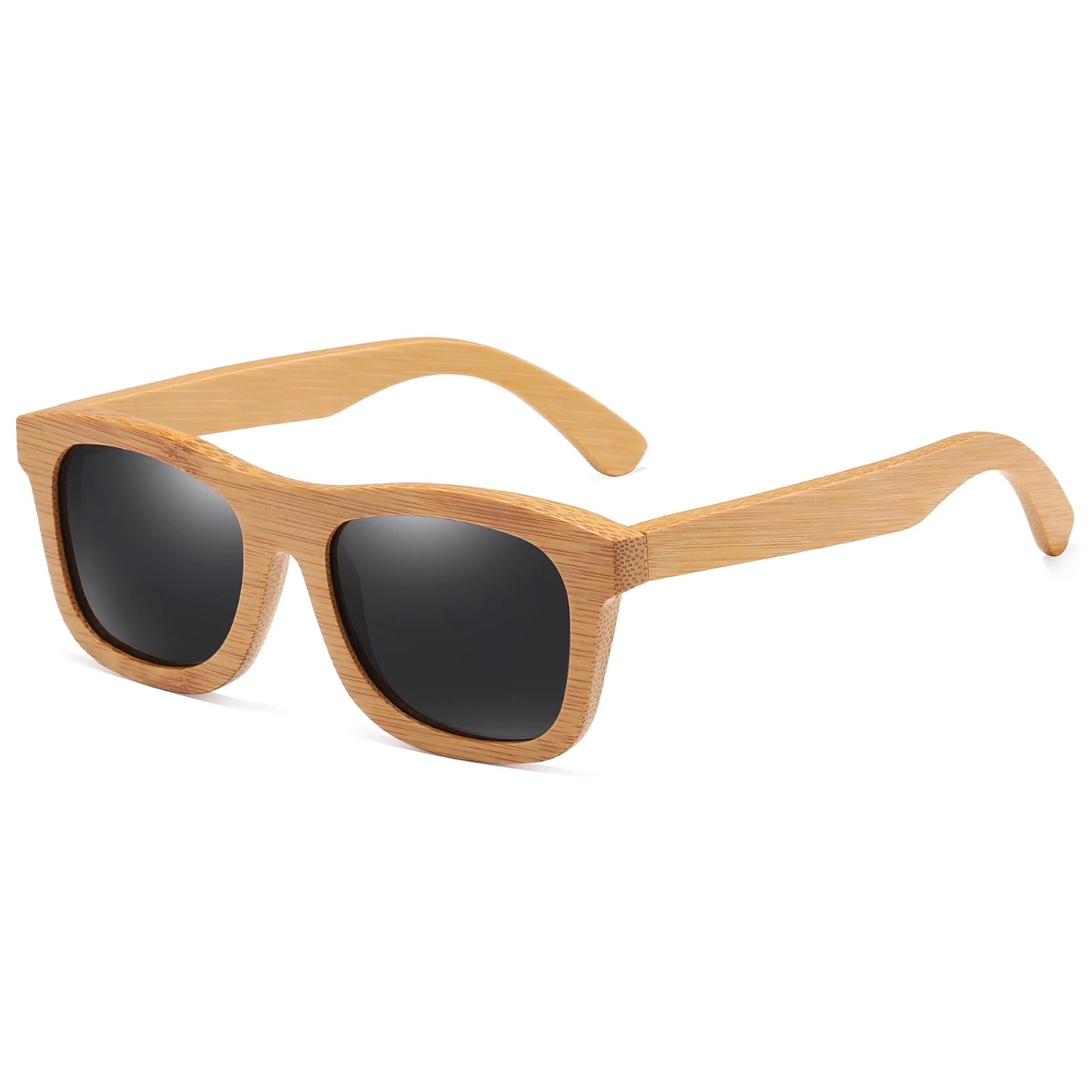 GM - Vintage Bamboo And Wood Sunglasses, Handmade,, Fashion, Sports Glasses,1725VIP