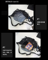 2024 Techwear Style Punk Hip Hop Single Shoulder Crossbody Bag Men Women Street Vintage Chest Bag Casual Sport Fanny Pack