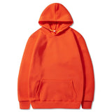 Women's Solid Color Pocket Hoodies Sports Fitness Sweatshirts Fashionable Casual Pullovers Multi Color