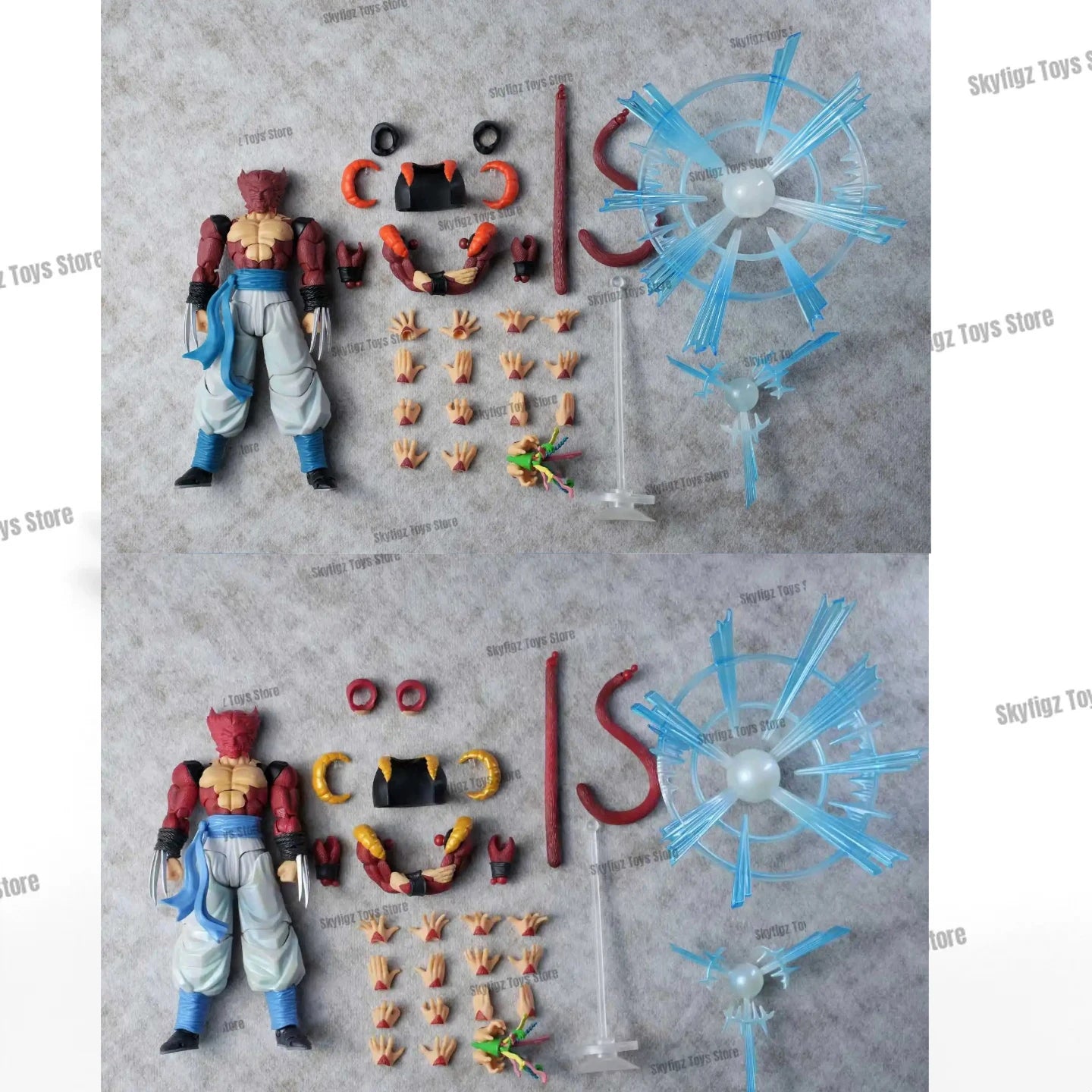 In Stock KAMIONE Tonsenarttoys Dragon Ball Gogeta Figure GT Super Saiyan 4 SSJ4 Gogeta Anime Action Figures Toys Gifts