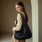 Hand-Woven Leather Tote & Shopper