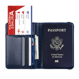 USA Passport Cover PU Leather, Personalized American Passport Holder for Men & Women, US Travel Document Case