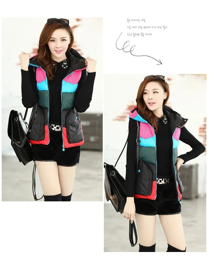 Quilted Cropped Puffer Vest