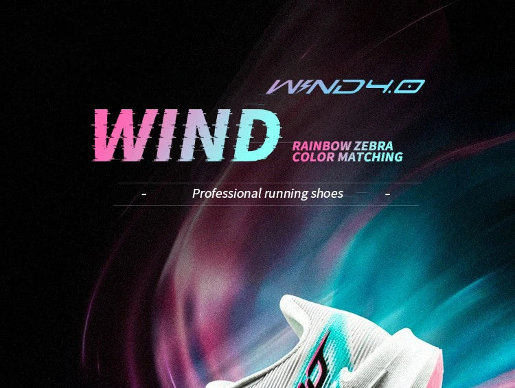 QIAODAN Man Trail Running Shoes 2026 WIND 4 Men's GYM Jogging Sport Shoes Mesh Breathable Athletic Running Sneakers QDB023262298