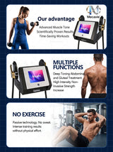 Building Tool EMS Body Shaping Machine 6500W Professional Fat Burning Muscle Stimulation 200Hz 15T Slimming Equipment Home Use