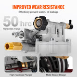 SucceBuy Pressure Washer Pump 3/4" Shaft Horizontal 3400 PSI 2.5 GPM Replacement Washer Pumps Kit Compatible with Honda RYOBI