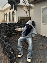 Reversible Plaid Zip-Up Hoodie