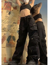 Women’s Y2K Wide-Leg Cargo Pants
