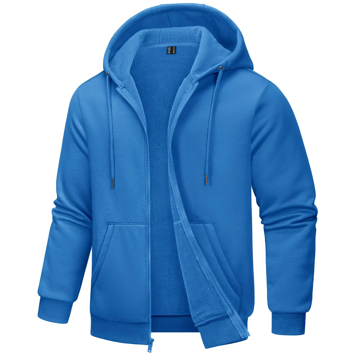 TACVASEN Men's Fleece-Lined Zip-Up Hoodie