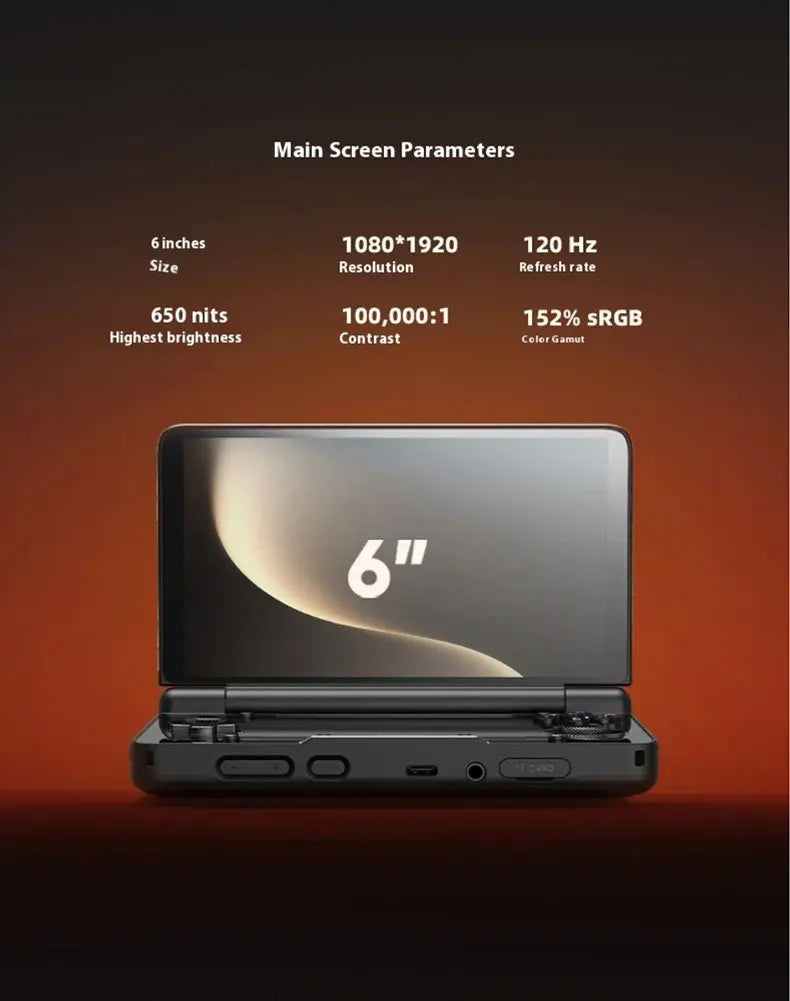 AYN Thor 6 OLED Dual-Screen Gaming Handheld Console