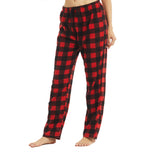 Women's Plaid Fleece Pajama Pants