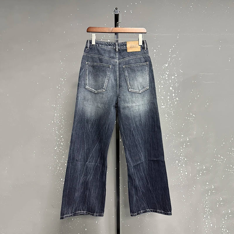 Men's Blue-Gray Relaxed Fit Jeans