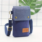 Mini Canvas Crossbody Phone Bag