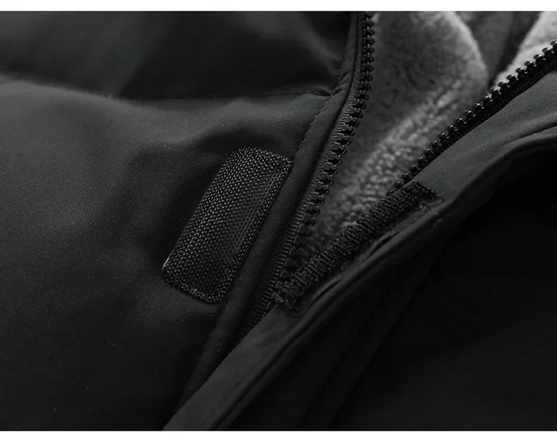 Men's Heavyweight Hooded Puffer Jacket | Plus Size