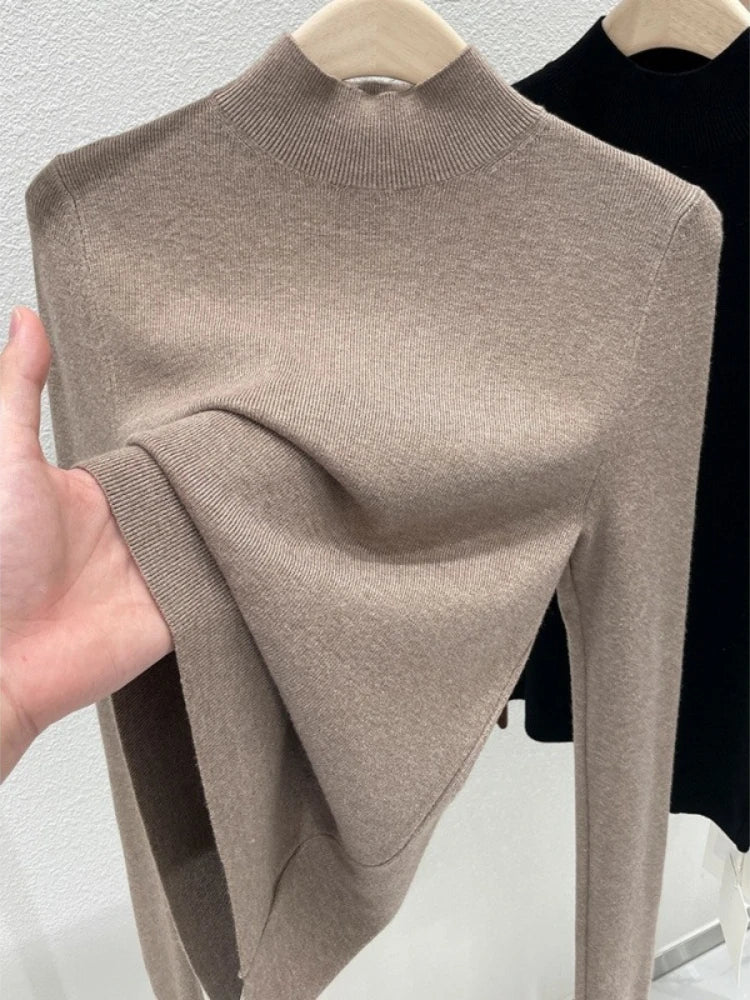 Women’s Slim Fit Knitted Turtleneck Sweater