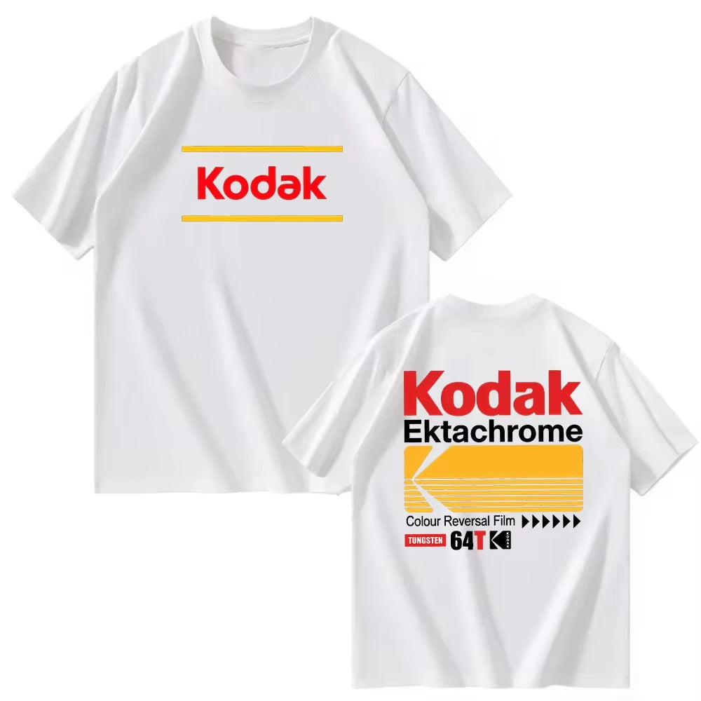 Kodak Polychrome Rainbow Graphic Tee — Unisex Vintage Retro Cotton T-Shirt