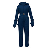Waterproof One-Piece Ski Suit – Insulated Winter Hooded Jumpsuit