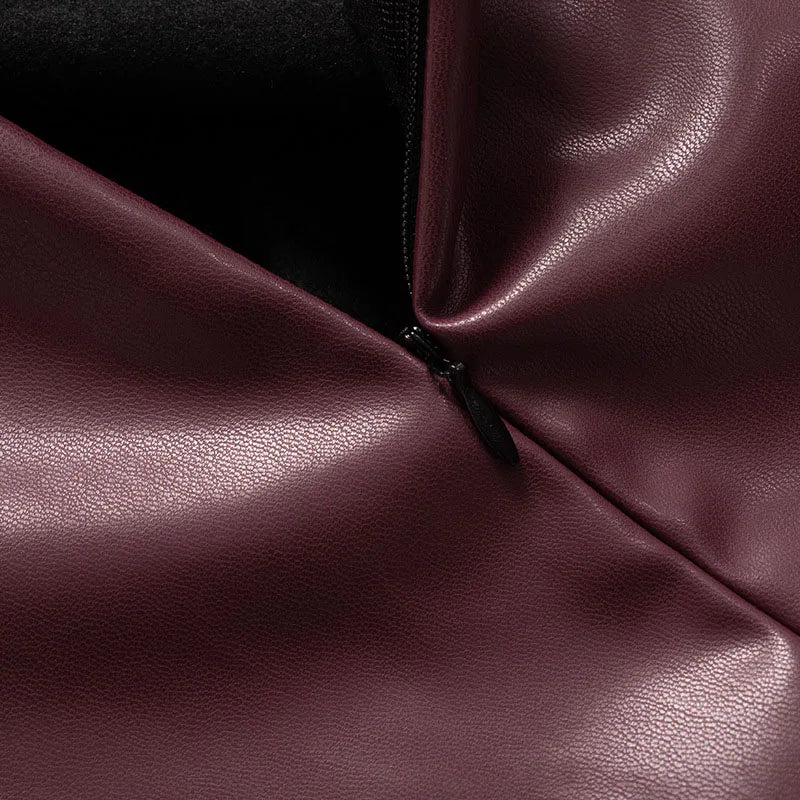 Y2K Vintage PU Leather Tank Top