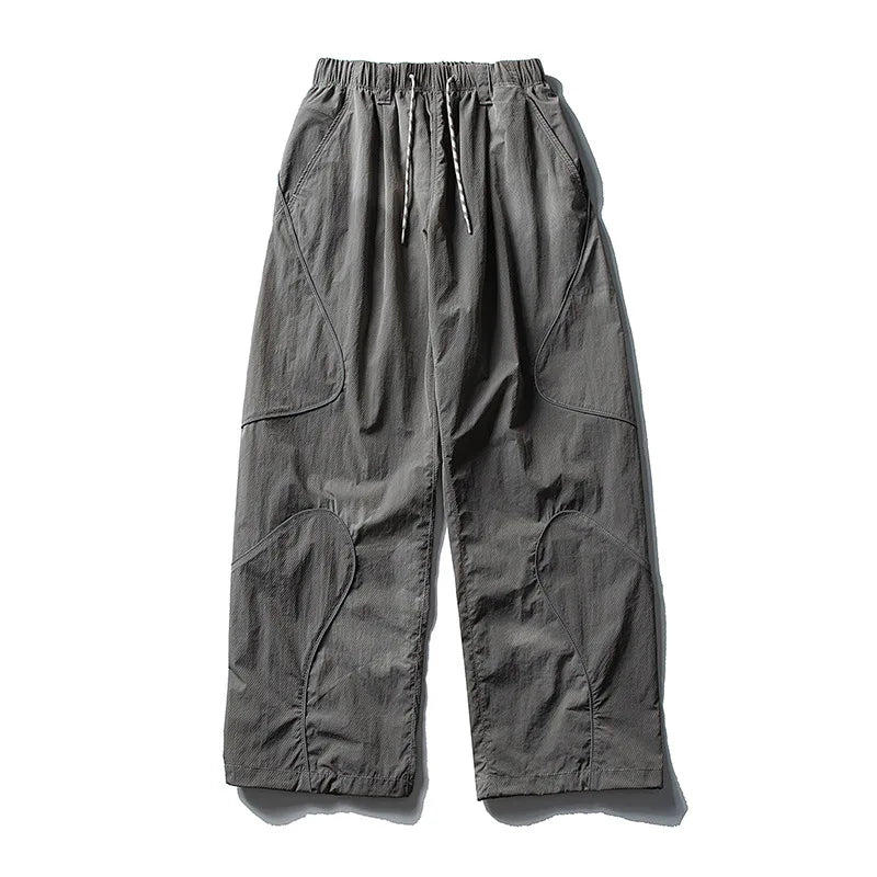Men's Loose Fit Elastic Waist Cargo Pants