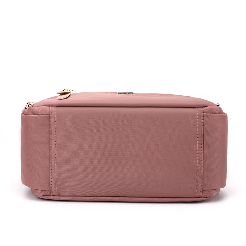 High Quality Fabric Women Shoulder Bag Pretty Style Gilrs Shopping Messenger Bag Fashion Casual Double Layers Women Handbag