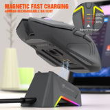 XUNFOX H2 Bluetooth Wireless Mouse Laptop Desktop Home Office Magnetic Fast Charging Luminous Mouse