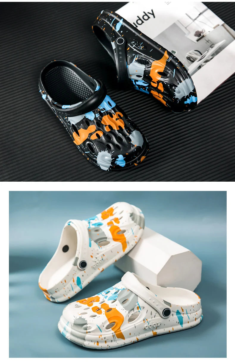Clog Sandals — Lightweight EVA Beach Slippers for Men