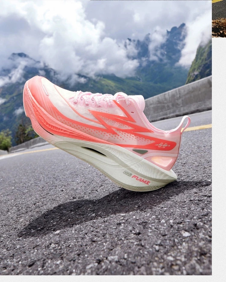 361 Degrees Flame 3.5 Men Running Shoes Carbon Plate Racing Marathon Professional Cushioning Anti-slip Male Sneaker 672512215F