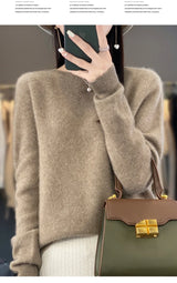 Women's Merino Wool Crew Neck Sweater