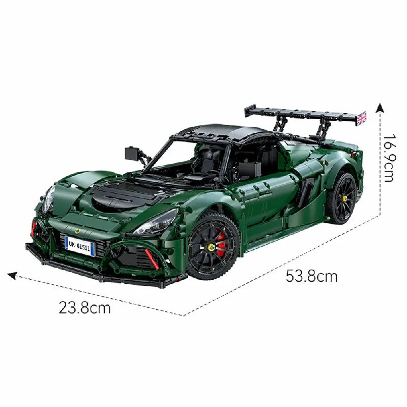 3730PCS Technik 1:8 430 Super Sport Car Building Blocks Model Set Colletible Race Hypercar Blocks Kits Muscle Car Lover Fan Gift