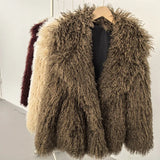 Plush Faux Fur Winter Coat