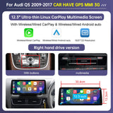 Audi Q5 2009–2017 CarPlay & Android Auto Touchscreen