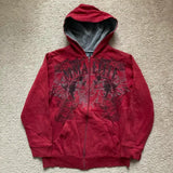 Y2K Harajuku Joker Graphic Zip-Up Hoodie