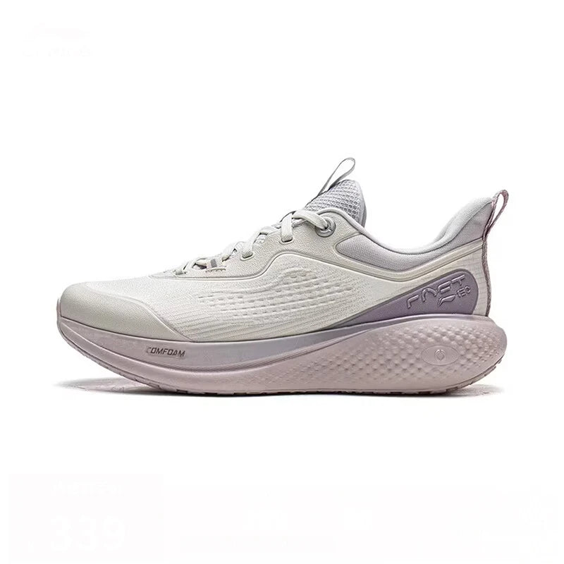 Li-Ning Women's SOFT GO 3 Slip-on Casual Walking Shoes COMFOAM Flexible LiNing Comfortable Reflective Sneakers AGLW002
