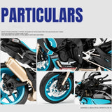 1/12 Yamaha R1M Toy Motorcycle Model Alloy Diecast with Shock Absorption Simulation Scale Motorcycle Model Toys for Kids Gifts