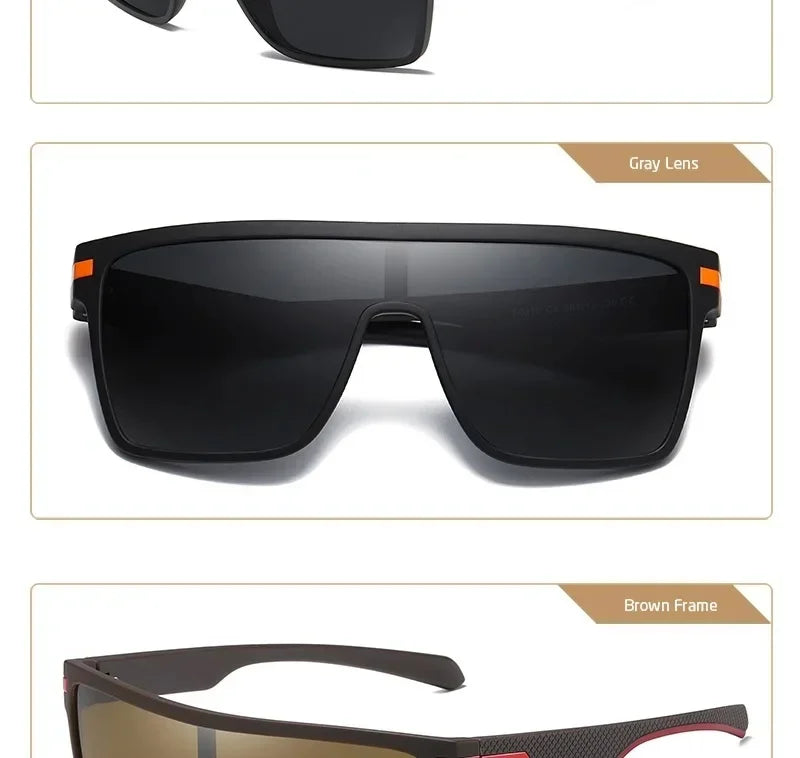 Polarized Square Sunglasses – Men & Women UV400