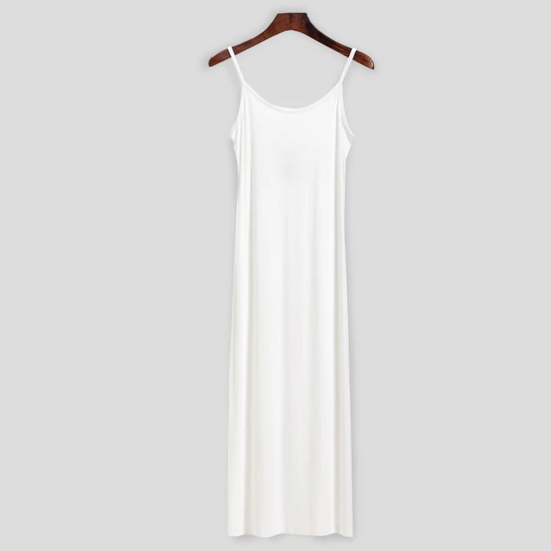 Elegant O-Neck Knit Maxi Dress