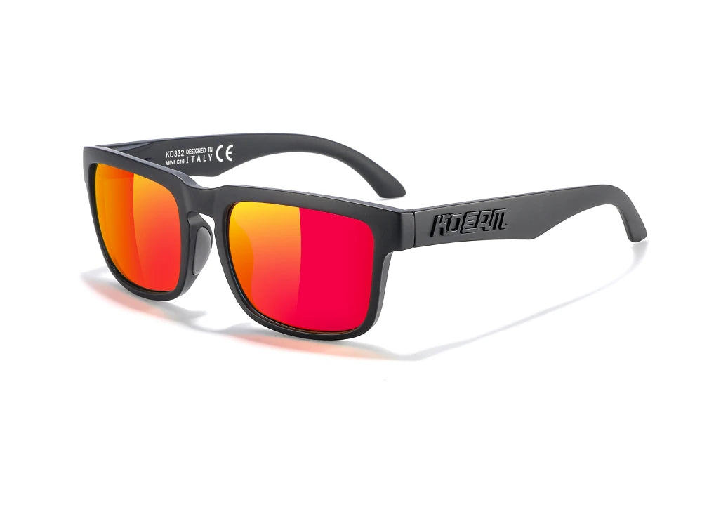 KDEAM For Young Age Small Size Polarized Sunglasses Reduce Glare and Enhance Clarity for Outdoor Sport Youthful Sun Glasses TR90