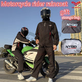 Waterproof Motorcycle Raincoat – Breathable Riding Suit