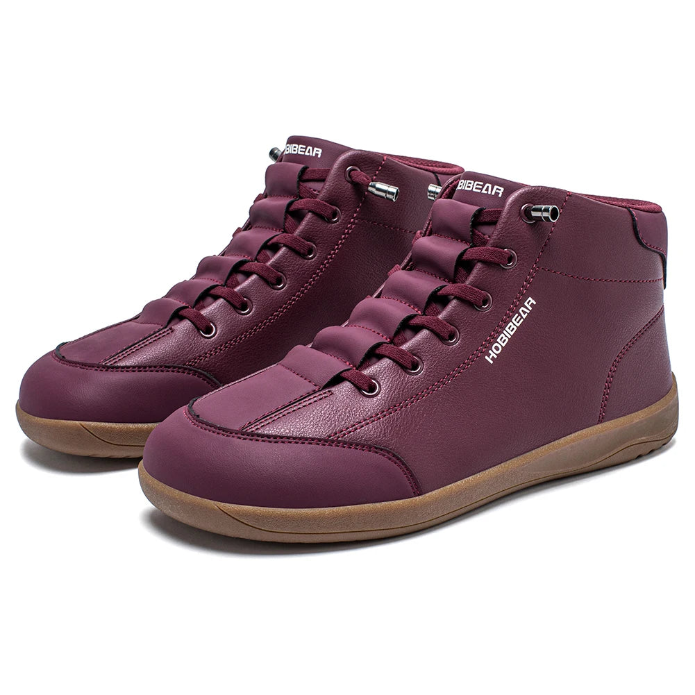 HOBIBEAR Wide-Toe Barefoot Ankle Boots