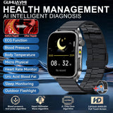 2026Hot AI-GPT Diagosis ECG Health SmartWatch Blood Pressure Lipid Uric Acid 650nm Dual-Probelaser Heart Analysis Smart bracelet