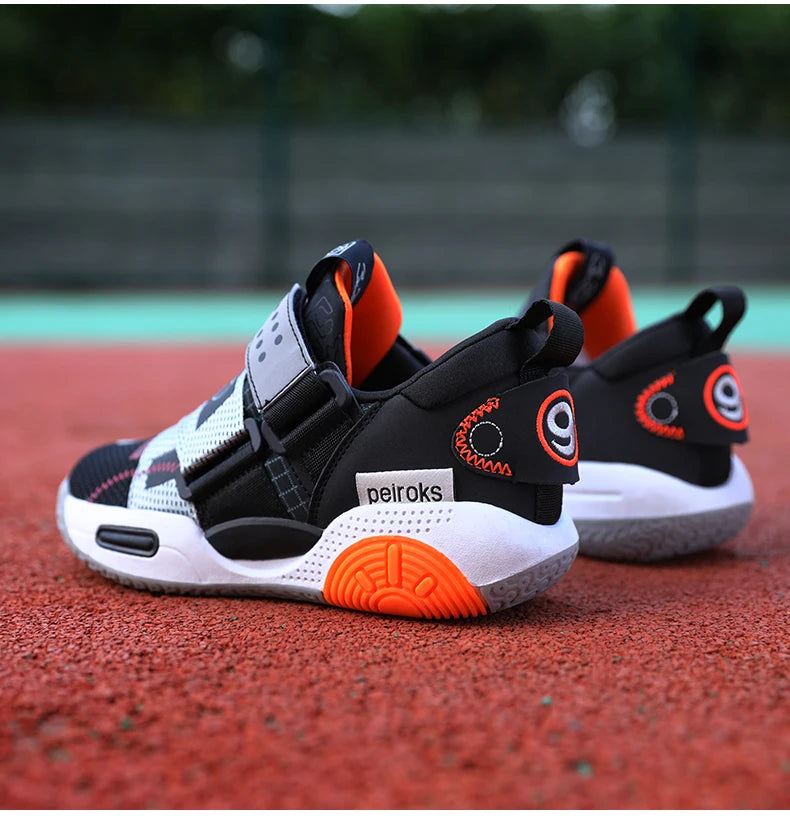 Kids' Pro-Grip Athletic Basketball Shoes