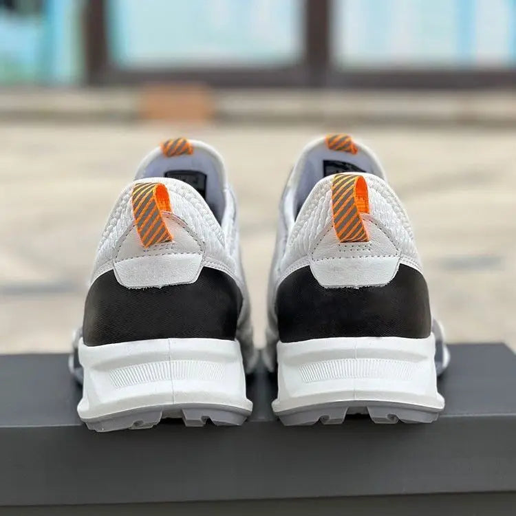 Men's Golf Shoes – Genuine Leather Athletic Sneakers