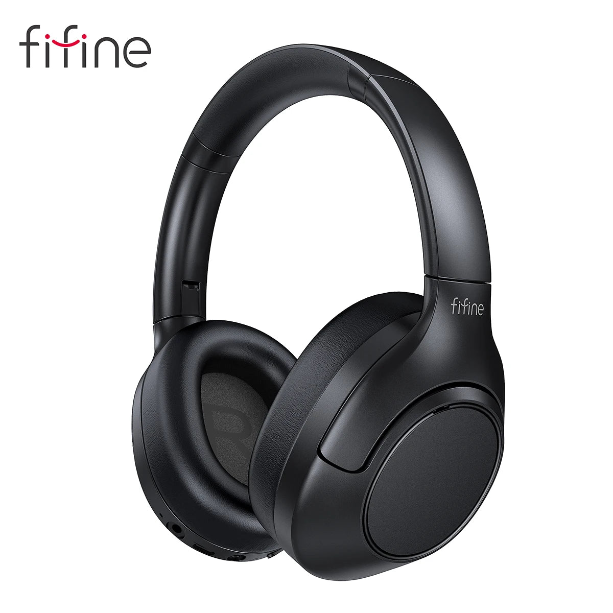 FIFINE Bluetooth wireless headset,Noise Canceling Headphones with Transparency Mode,Deep Bass,Clear Calls,80H Playtime -X3